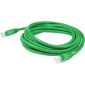 AddOn Cat.5e UTP Patch Network Cable - 4 ft Category 5e Network Cable for Network Device, Patch Panel, Hub, Switch, Media Converter, Router - First End: 1 x RJ-45 Male Network - Second End: 1 x RJ-45 Male Network - Patch Cable - 24 AWG - Green - 1 ADD-4FC