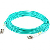 AddOn 13m LC (Male) to LC (Male) Aqua OM3 Duplex Fiber OFNR (Riser-Rated) Patch Cable - 100% compatible and guaranteed to work ADD-LC-LC-13M5OM3