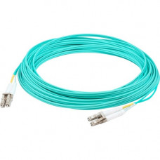 AddOn Fiber Optic Duplex Patch Network Cable - 239.50 ft Fiber Optic Network Cable for Network Device, Transceiver - First End: 2 x LC/PC Male Network - Second End: 2 x LC/PC Male Network - 100 Gbit/s - Patch Cable - OFNR, Riser - 50/125 &micro;m - Aq