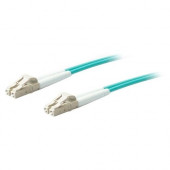 AddOn 8m LC (Male) to LC (Male) Aqua OM4 Duplex Fiber OFNR (Riser-Rated) Patch Cable - 100% compatible and guaranteed to work in OM4 and OM3 applications - RoHS, TAA Compliance ADD-LC-LC-8M5OM4