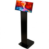 CTA Digital Floor Mount for Kiosk - Black ADD-PARAFS