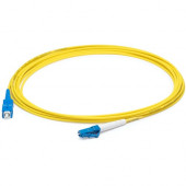 AddOn 82m LC (Male) to SC (Male) Straight Yellow OS2 Simplex LSZH Fiber Patch Cable - 268.96 ft Fiber Optic Network Cable for Network Device - First End: 1 x LC Male Network - Second End: 1 x SC Male Network - Patch Cable - LSZH - 9/125 &micro;m - Yel