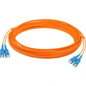 AddOn Fiber Optic Duplex Patch Network Cable - 32.81 ft Fiber Optic Network Cable for Network Device, Transceiver, Patch Panel, Hub, Switch, Media Converter, Router - First End: 2 x SC/PC Male Network - Second End: 2 x SC/PC Male Network - 10 Gbit/s - Pat