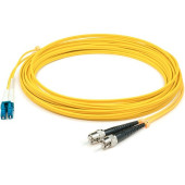 AddOn 38m LC (Male) to ST (Male) Straight Yellow OS2 Duplex Plenum Fiber Patch Cable - 124.70 ft Fiber Optic Network Cable for Network Device - First End: 2 x LC Male Network - Second End: 2 x ST Male Network - Patch Cable - Plenum - 9/125 &micro;m - 