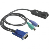 HPE KVM Console USB 2.0 Virtual Media CAC Interface Adapter - KVM Cable for KVM Console, Server, Video Device - First End: 1 x HD-15 Male VGA - Second End: 1 x RJ-45 Female Network, Second End: 1 x Type A Male USB - 1 AF629A