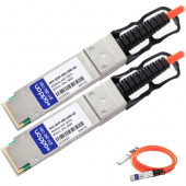 AddOn Dell Compatible TAA Compliant 40GBase-AOC QSFP+ to QSFP+ Direct Attach Cable (850nm, MMF, 20m) - 100% compatible and guaranteed to work - TAA Compliance AOC-QSFP-40G-20M-AO