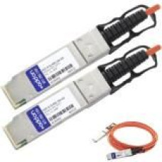 AddOn Arista Networks AOC-Q-Q-40G-1M Compatible TAA Compliant 40GBase-AOC QSFP+ to QSFP+ Direct Attach Cable (850nm, MMF, 1m) - 100% compatible and guaranteed to work AOCQQ40G1MAO