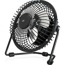 Digital Products International GPX USB Powered Fan - 101.6 mm Diameter - Tilt Adjustment - Black AU25B