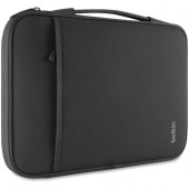 Belkin Carrying Case (Sleeve) 11" MacBook Air - Black - Wear Resistant, Tear Resistant - Neoprene, Fleece Interior - Handle - 8" Height x 12.6" Width x 0.8" Depth B2B081-C00