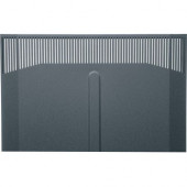 Middle Atlantic Products Door Panel - Plexiglas - Black - 25U Rack Height - 46.7" Height - 21.9" Width BPFD-25