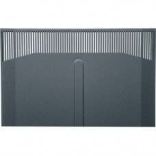 Middle Atlantic Products Door Panel - Plexiglas - Black - 25U Rack Height - 46.7" Height - 21.9" Width BPFD-25