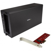 Startech.Com Thunderbolt 3 to M.2 adapter - External PCI Express Enclosure - Chassis plus card - Add a PCIe M.2 SSD to your TB3 computer via the TB3 chassis - Swap the PCIe card - Assemble with a screwdriver - Thunderbolt 3 to PCIe / Thunderbolt 3 to PCIe