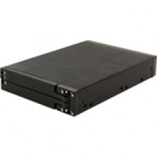 Bytecc BT-M240-BK Drive Enclosure Internal - Black - 2 x 2.5" Bay BT-M240-BK