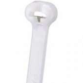 Panduit Dome-Top Cable Tie - Natural - 100 Pack - 120 lb Loop Tensile - Nylon 6.6 - TAA Compliance BT7LH-C