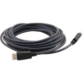 Kramer Flexible DisplayPort Cable - 10 ft DisplayPort A/V Cable for Audio/Video Device - First End: 1 x DisplayPort - Second End: 1 x DisplayPort Male Digital Audio/Video C-MDPM/MDPM-10