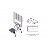 Havis C-MKM 103 - Mounting kit (keyboard mount, foldable mount bracket) - for monitor / keyboard - mounting interface: 75 x 75 mm - TAA Compliance C-MKM-103