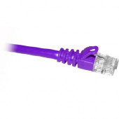 Cp Technologies ClearLinks 7FT Cat5E 350MHZ Purple Molded Snagless Patch Cable - Category 5E for Network Device - 7ft - 1 x RJ-45 Male Network - 1 x RJ-45 Male Network - Purple - RoHS Compliance C5E-PU-07-M