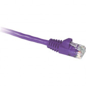 Cp Technologies ClearLinks 75FT Cat. 5E 350MHZ Purple Molded Snagless Patch Cable - Category 5E for Network Device - 75ft - 1 x RJ-45 Male Network - 1 x RJ-45 Male Network - Purple - RoHS Compliance C5E-PU-75-M