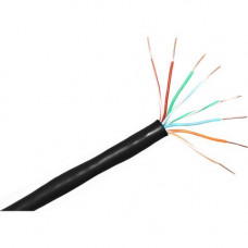 Cp Technologies ClearLinks 1000FT Cat. 6 550MHZ Stranded Black Bulk Cable - Category 6 - 1000ft - Bare Copper - Bulk - Stranded - Black C6-207-4P-BK