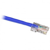 Cp Technologies ClearLinks 100FT Cat. 6 550MHZ Blue No Boots Patch Cable - RJ-45 Male Network - RJ-45 Male Network - 100ft - Blue C6-BL-100-O