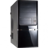 In Win C638 Mid Tower Chassis USB 3.0 - Mid-tower - Black - Steel - 9 x Bay - 1 x 350 W - Power Supply Installed - ATX, Micro ATX Motherboard Supported - 2 x Fan(s) Supported - 3 x External 5.25" Bay - 2 x External 3.5" Bay - 3 x Internal 3.5&qu