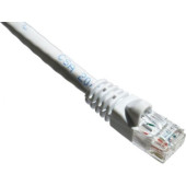 Axiom Cat.6 UTP Patch Network Cable - 1 ft Category 6a Network Cable for Network Device - First End: 1 x RJ-45 Male Network - Second End: 1 x RJ-45 Male Network - 1.25 GB/s - Patch Cable - Gold Plated Connector - White C6AMB-W1-AX