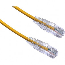 Axiom 14FT CAT6 BENDnFLEX Ultra-Thin Snagless Patch Cable 550mhz (Yellow) - 14 ft Category 6 Network Cable for Network Device - First End: 1 x RJ-45 Male Network - Patch Cable - Yellow C6BFSB-Y14-AX