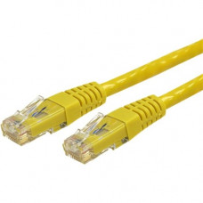 Startech.Com 3ft CAT6 Ethernet Cable - Yellow Molded Gigabit CAT 6 Wire - 100W PoE RJ45 UTP 650MHz - Category 6 Network Patch Cord UL/TIA - 3ft Yellow CAT6 Ethernet cable delivers Multi Gigabit 1/2.5/5Gbps & 10Gbps up to 160ft - 650MHz - Fluke tested 