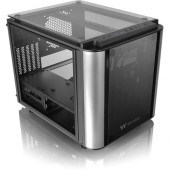 Thermaltake Level 20 VT Micro Chassis - Black - SPCC, Tempered Glass - 6 x Bay - 1 x 7.87" x Fan(s) Installed - Mini ITX, Micro ATX Motherboard Supported - 19.09 lb - 9 x Fan(s) Supported - 3 x Internal 2.5" Bay - 3 x Internal 2.5"/3.5"