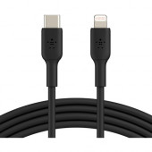 Belkin Lightning/USB-C Data Transfer Cable - 3.28 ft Lightning/USB-C Data Transfer Cable - Lightning Proprietary Connector - Type C USB - MFI - Black CAA003BT1MBK