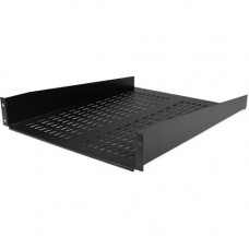 Startech.Com 2U 22in Vented Rack Mount Shelf - Fixed Server Rack Cabinet Shelf - 50lbs / 22kg - 19" 2U - RoHS, TAA Compliance CABSHELF22V