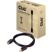 Club 3d Ultra High Speed HDMI&trade; Cable 10K 120Hz 48Gbps M/M 1 m./3.28 ft. - 3.28 ft HDMI A/V Cable for Audio/Video Device - First End: 1 x HDMI (Type A) Male Digital Audio/Video - Second End: 1 x HDMI (Type A) Male Digital Audio/Video - 6 GB/s - S