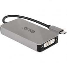 Club 3d DVI-D/USB-C Video Adapter - 1 x Type C Male USB - 1 x DVI-D (Dual-Link) Female Digital Video - 3840 x 2160 Supported CAC-1510-A