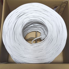 Premiertek Cat5e Bulk Cable 1000ft (White) - 1000 ft Category 5e Network Cable for Network Device - Bare Wire - Bare Wire - 125 MB/s - White CAT5E-1KFT-W