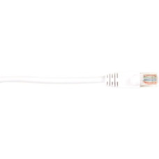 Black Box CAT5e Value Line Patch Cable, Stranded, White, 1-ft. (0.3-m), 10-Pack - 1 ft Category 5e Network Cable for Network Device - First End: 1 x RJ-45 Male Network - Second End: 1 x RJ-45 Male Network - Patch Cable - Gold Plated Contact - White - 10 P