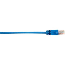 Black Box CAT6 Value Line Patch Cable, Stranded, Blue, 1-ft. (0.3-m), 5-Pack - 1 ft Category 6 Network Cable for Network Device - First End: 1 x RJ-45 Male Network - Second End: 1 x RJ-45 Male Network - Patch Cable - Gold Plated Contact - Blue - 5 Pack - 