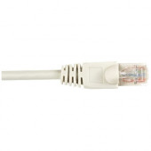 Black Box Connect CAT6 250 MHz Ethernet Patch Cable - UTP, PVC, Snagless, Gray, 25 ft. - 25 ft Category 6 Network Cable for Network Device - First End: 1 x RJ-45 Male Network - Second End: 1 x RJ-45 Male Network - Patch Cable - Gold Plated Contact - Gray 