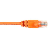 Black Box CAT6 Value Line Patch Cable, Stranded, Orange, 4-ft. (1.2-m) - 4 ft Category 6 Network Cable for Network Device - First End: 1 x RJ-45 Male Network - Second End: 1 x RJ-45 Male Network - Patch Cable - Orange CAT6PC-004-OR