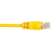 Black Box CAT6 Value Line Patch Cable, Stranded, Yellow, 6-ft. (1.8-m), 5-Pack - 6 ft Category 5e Network Cable for Network Device - First End: 1 x RJ-45 Male Network - Second End: 1 x RJ-45 Male Network - Patch Cable - Gold Plated Contact - Yellow - 5 Pa