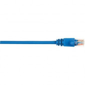 Black Box CAT6 Value Line Patch Cable, Stranded, Blue, 20-ft. (6.0-m) - 20 ft Category 6 Network Cable for Network Device - First End: 1 x RJ-45 Male Network - Second End: 1 x RJ-45 Male Network - Patch Cable - Gold Plated Contact - Blue - 1 Pack - RoHS C