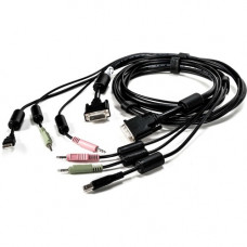 Vertiv Co AVOCENT KVM Cable - 6 ft KVM Cable for Keyboard/Mouse, KVM Switch - First End: 1 x DVI-I Video, First End: 1 x USB, First End: 2 x Audio CBL0118