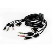 Vertiv Co AVOCENT KVM Cable - for Keyboard/Mouse, KVM Switch - 10 ft - 1 x DVI-I Video, 1 x USB, 2 x Audio CBL0119