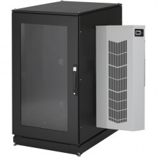 Black Box ClimateCab NEMA 12 Server Cabinet with Tapped Rails - 42U Wide Floor Standing for Server - Steel, Plexiglass, Steel, Steel, Steel - 1500 lb x Maximum Weight Capacity - TAA Compliant - TAA Compliance CC42U12000T-R3