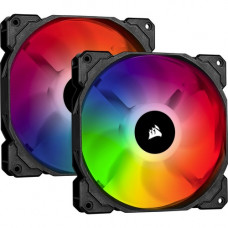 Corsair SP140 RGB PRO Cooling Fan - 2 Pack - 140 mm - 62 CFM - 26 dB(A) Noise - Hydraulic Bearing - RGB LED CO-9050096-WW