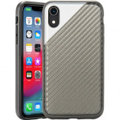 Rocstor Matrix Carbon 1 Kajsa iPhone XR Case - For iPhone XR - Charcoal - Wear Resistant - Polycarbonate, Thermoplastic Polyurethane (TPU) - 48" Drop Height CS0113-XR