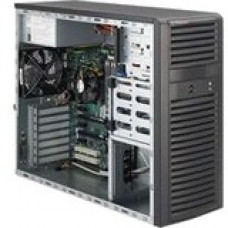 Supermicro SuperChassis 732D2-500B System Cabinet - Mid-tower - Black - 7 x Bay - 1 x Fan(s) Installed - 1 x 500 W - EATX, ATX, &micro;ATX Motherboard Supported - 39 lb - 2 x Fan(s) Supported - 2 x External 5.25" Bay - 1 x External 3.5" Bay 