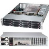 Supermicro SuperChasis SC826BE26-R920LPB Blade Server Cabinet - Rack-mountable - Black - 2U - 12 x Bay - 3 x Fan(s) Installed - 2 x 920 W - EATX Motherboard Supported - 3 x Fan(s) Supported - 12 x External 3.5" Bay - 7x Slot(s) CSE-826BE26-R920LPB