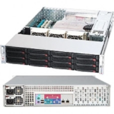 Supermicro SuperChassis SC826E16-R1200LPB Rackmount Enclosure - Rack-mountable - Black - 2U - 12 x Bay - 3 x Fan(s) Installed - 2 x 1200 W - EATX, ATX Motherboard Supported - 52 lb - 12 x External 3.5" Bay - 7x Slot(s) CSE-826E16-R1200LPB