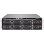 Supermicro SuperChassis 836BE2C-R1K03JBOD Drive Enclosure - 12Gb/s SAS Host Interface - 3U Rack-mountable - Black - 16 x HDD Supported - 16 x 3.5" Bay CSE-836BE2CR1K03JBOD