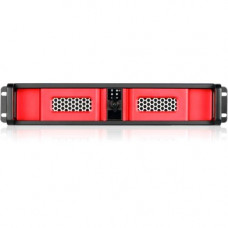 iStarUSA 2U High Performance Rackmount Chassis - Rack-mountable - Black, Red - Aluminum Alloy, Zinc-coated Steel - 2U - 4 x Bay - 3 x Fan(s) Installed - EATX, Micro ATX, ATX Motherboard Supported - 3 x Fan(s) Supported - 2 x External 5.25" Bay - 2 x 